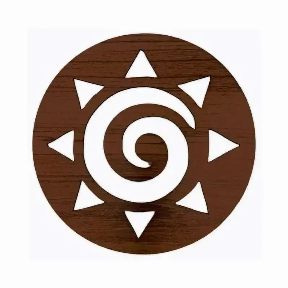 Wireless lamps - Wooden magnetic panel - Star/Sun - ARABESK