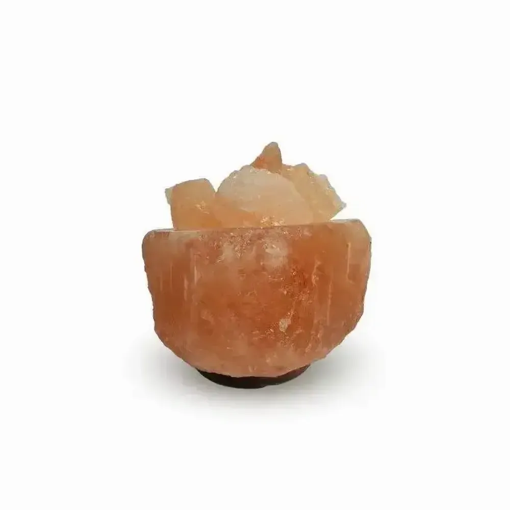 Wireless lamps - Himalayan Salt Lamp - Bowl with Blocks - ARABESK
