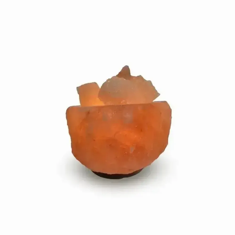 Wireless lamps - Himalayan Salt Lamp - Bowl with Blocks - ARABESK