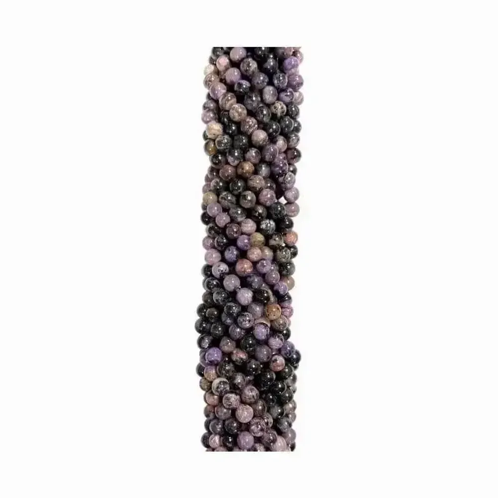 Bijoux - Charoïte A perles 6.5-7.5mm sur fil 40cm - ARABESK