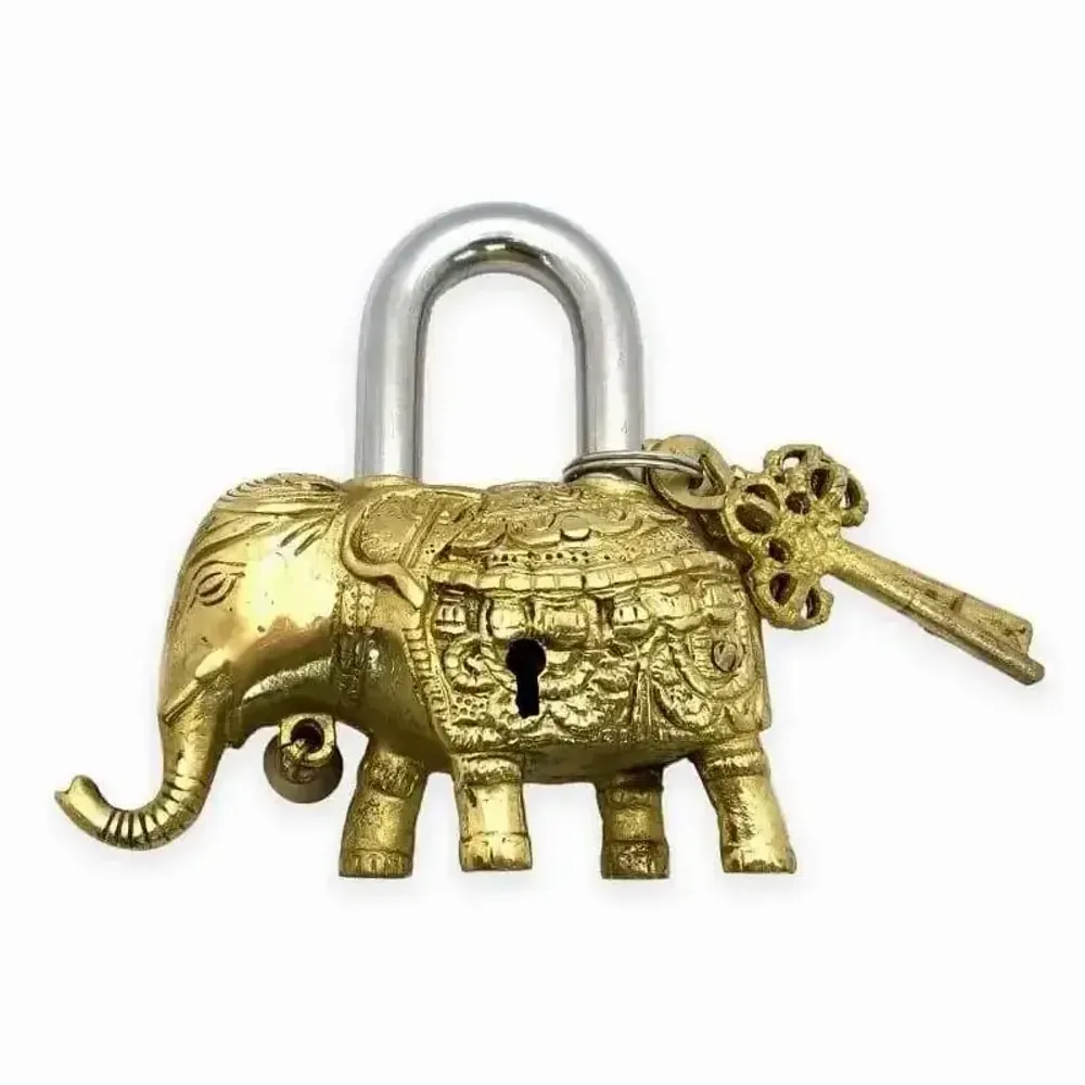 Objets de décoration - Cadenas  en laiton - Éléphant - ARABESK
