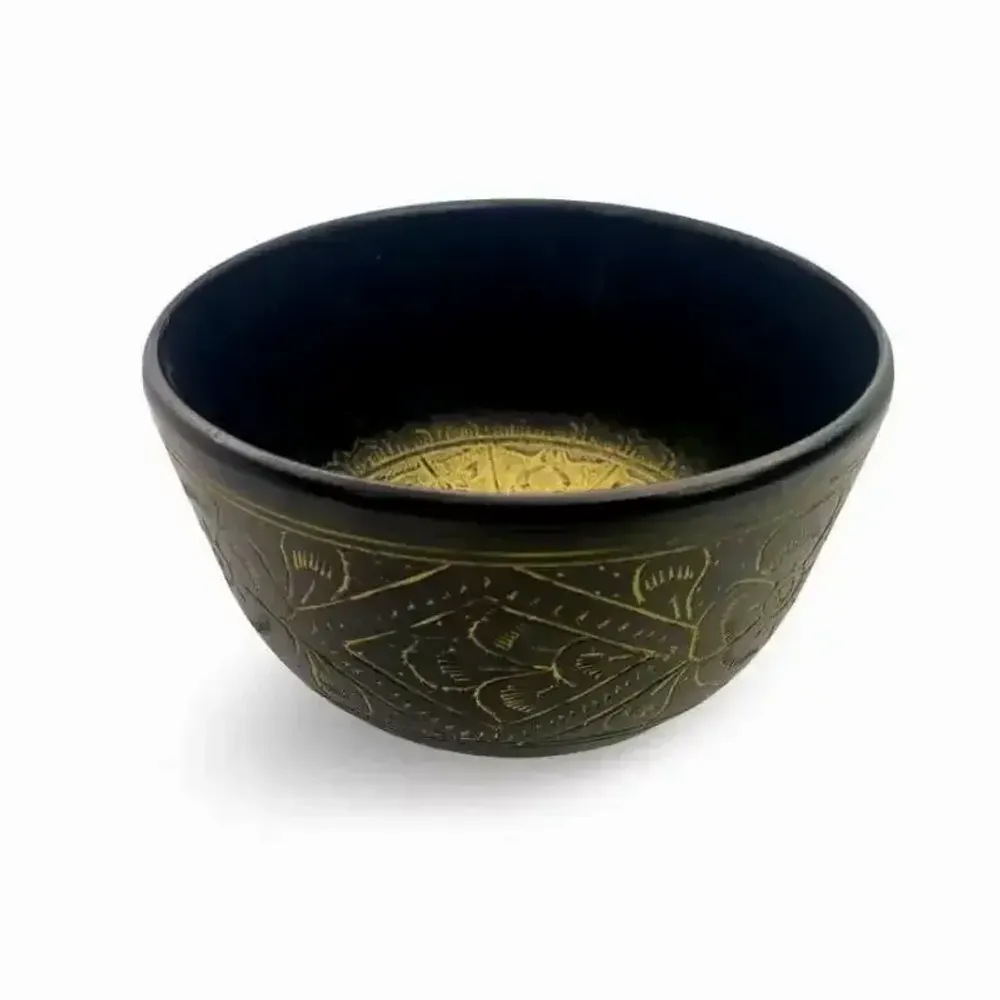 Tasses et mugs - Bol chantant tibétain en alluminium avec gravures - 18 cm - ARABESK