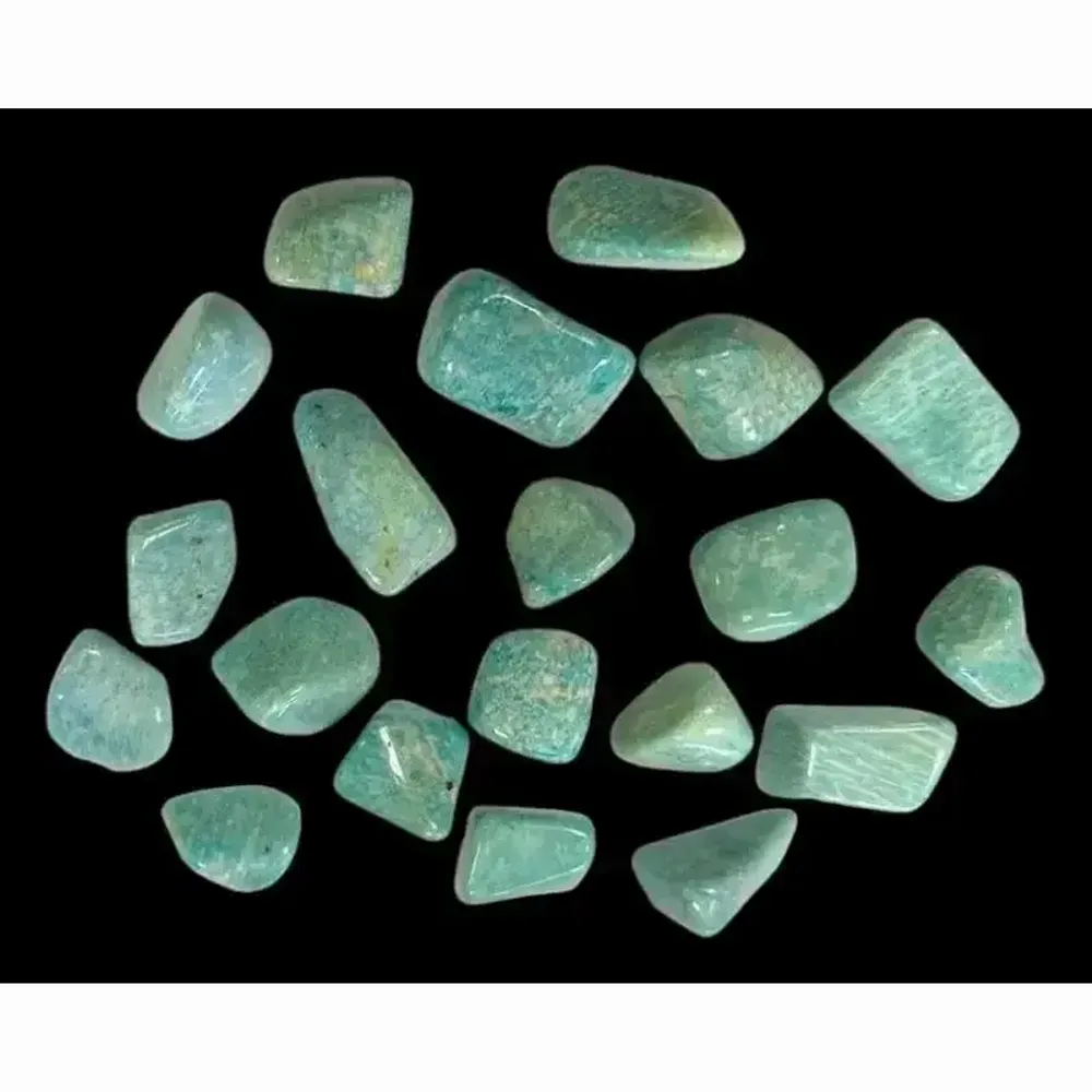 Bijoux - Amazonite Namibie AA pierres roulées 2-3cm 250g - ARABESK