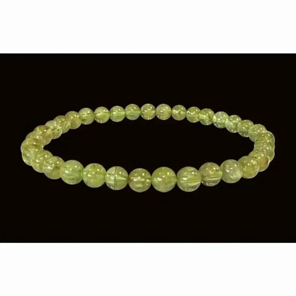 Bracelets - Bracelet Péridot AA perles 5-6mm - ARABESK