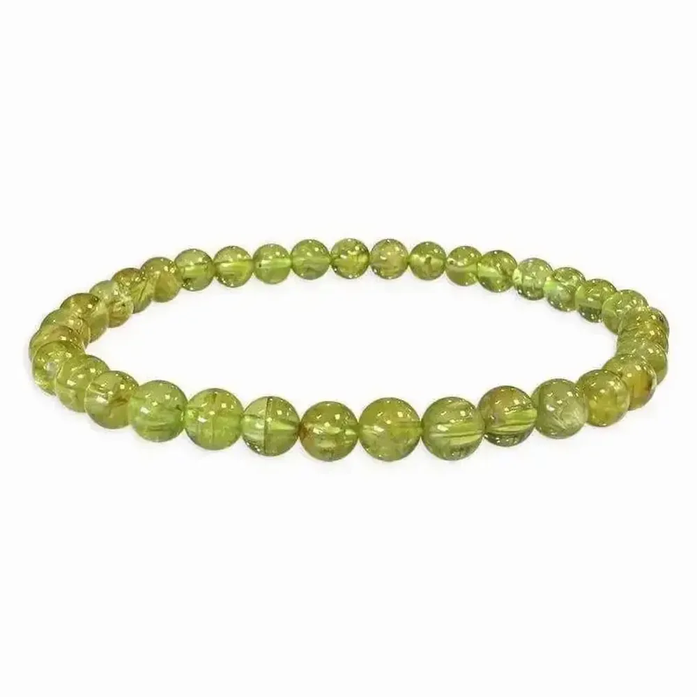 Bracelets - Bracelet Péridot AA perles 5-6mm - ARABESK