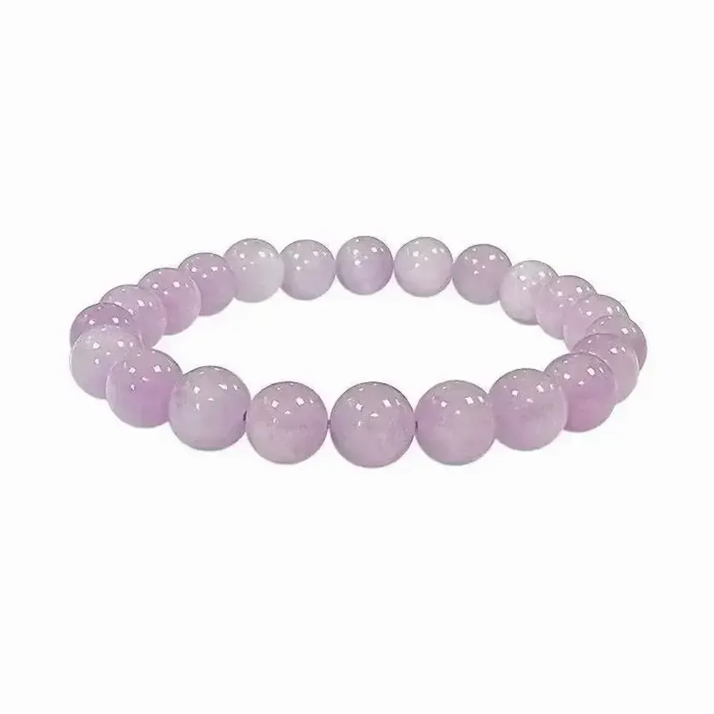 Bracelets - Kunzite bracelet AA beads 7.5-8.5mm - ARABESK