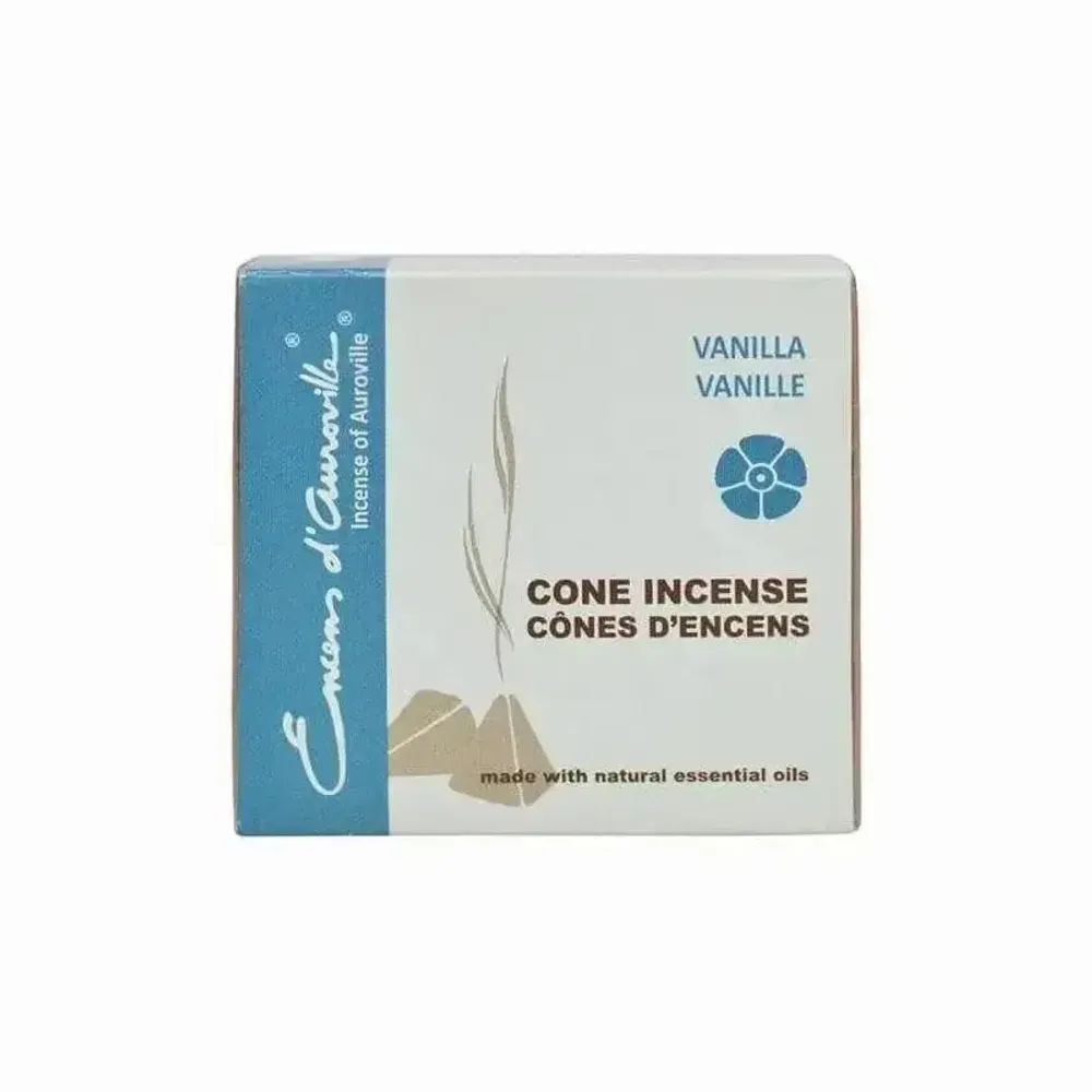 Scents - Auroville Vanilla Incense 5x10 Cones - ARABESK