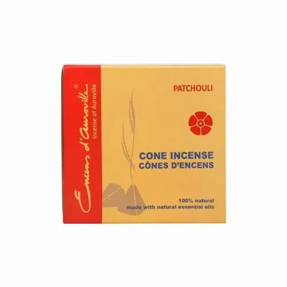 Scents - Auroville Patchouli Incense 5x10 Cones - ARABESK