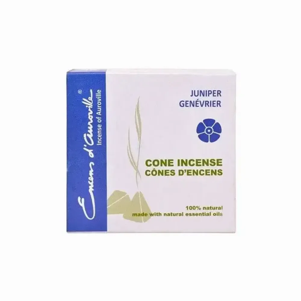 Scents - Auroville Incense Juniper 5x10 Cones - ARABESK