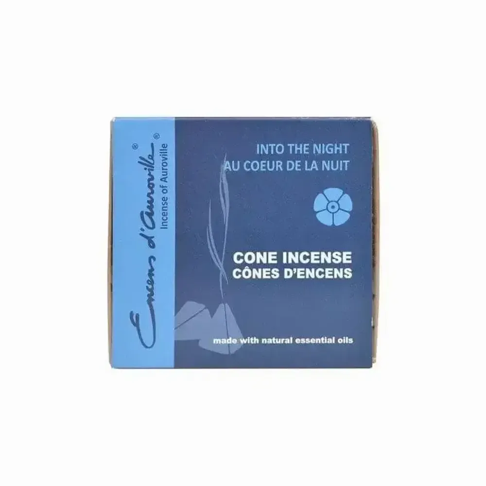 Scents - Auroville Into The Night Incense 5x10 Cones - ARABESK