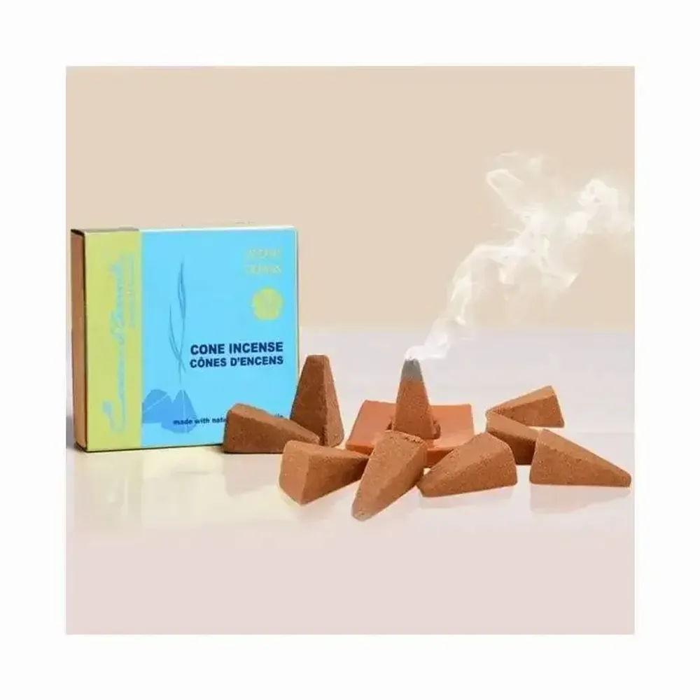 Senteurs - Encens d'Auroville Océans 5x10 Cônes - ARABESK