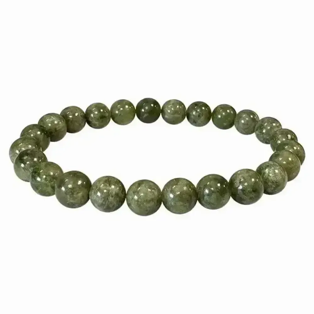 Bracelets - Bracelet Diopside Green AA pearls 7-8mm - ARABESK