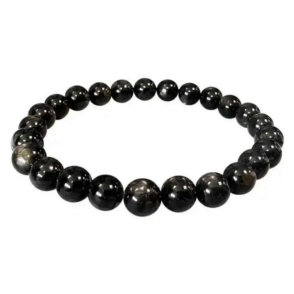 Bracelets - Hypersthene AA bracelet beads 8-9mm - ARABESK