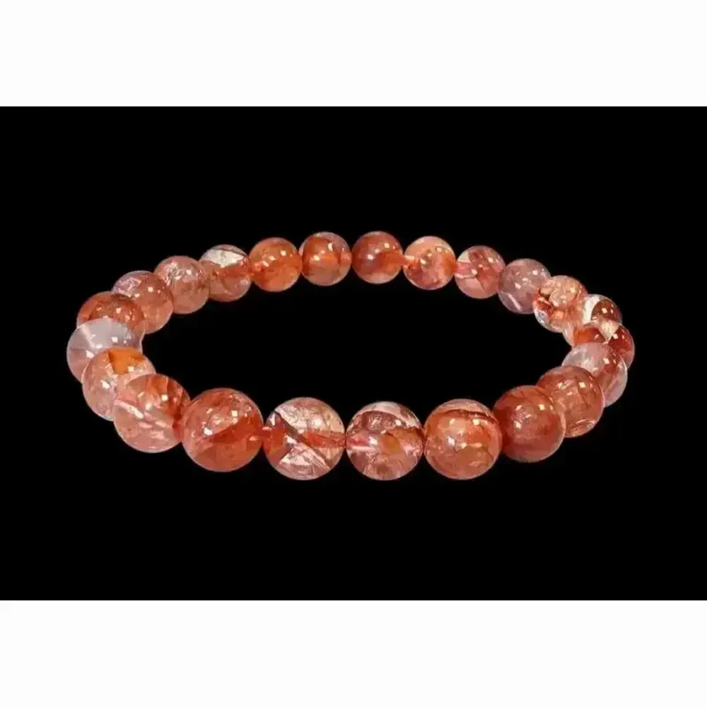 Bracelets - Bracelet Quartz Hematoide A perles 8-9mm - ARABESK