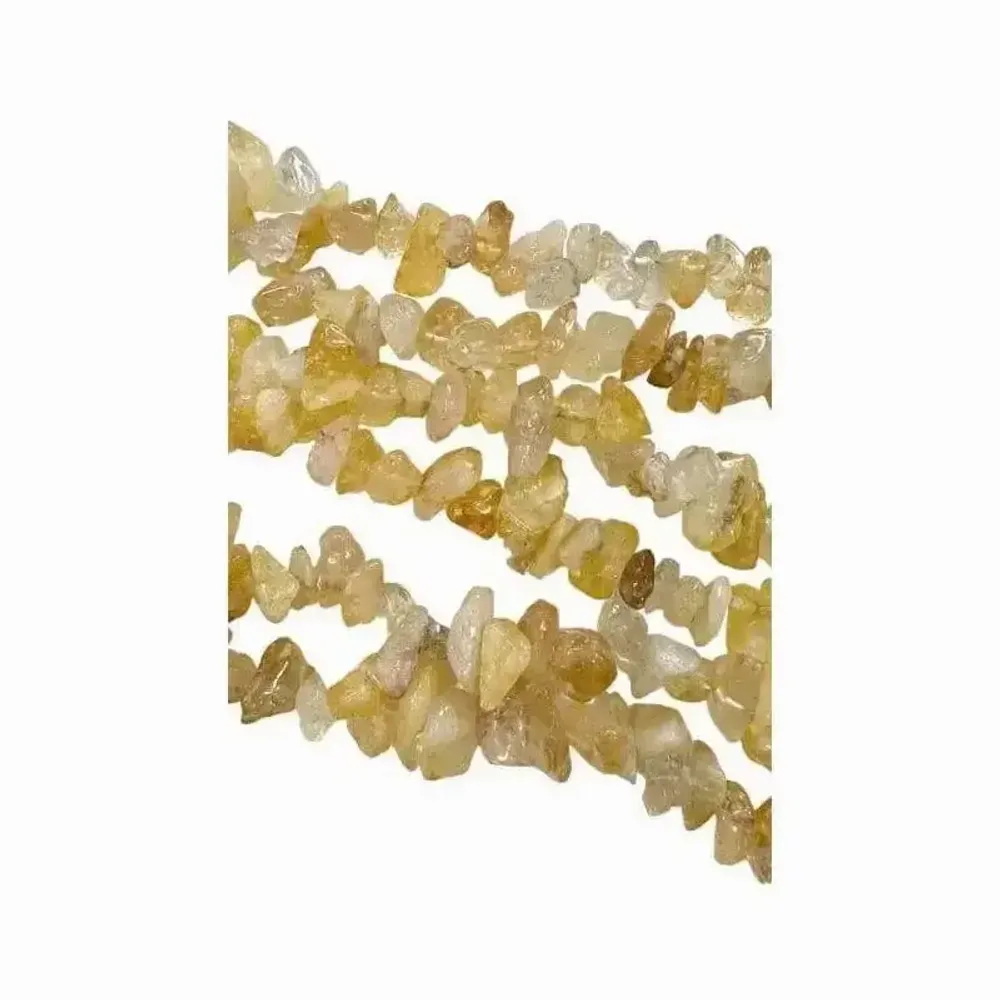 Bijoux - Citrine Naturelle A chips 5-8mm sur fil 80cm - ARABESK