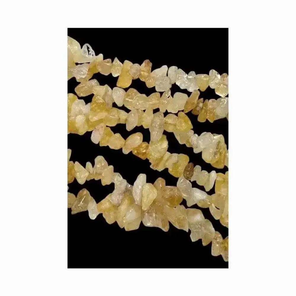 Bijoux - Citrine Naturelle A chips 5-8mm sur fil 80cm - ARABESK