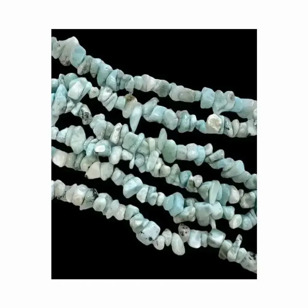 Jewelry - Larimar A chips 5-8mm on 80cm wire - ARABESK