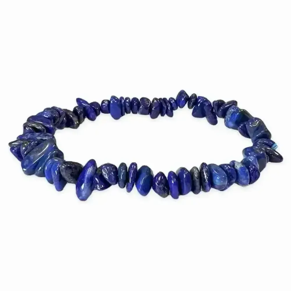 Bracelets - Bracelet chips Lapis Lazuli AA 18cm - ARABESK