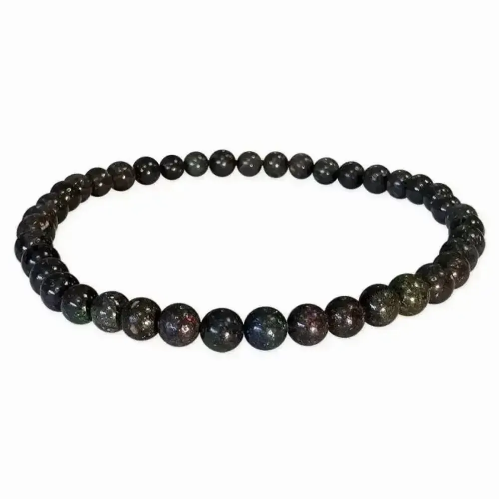 Bracelets - Bracelet Opale Noire AA perles 4-5mm - ARABESK