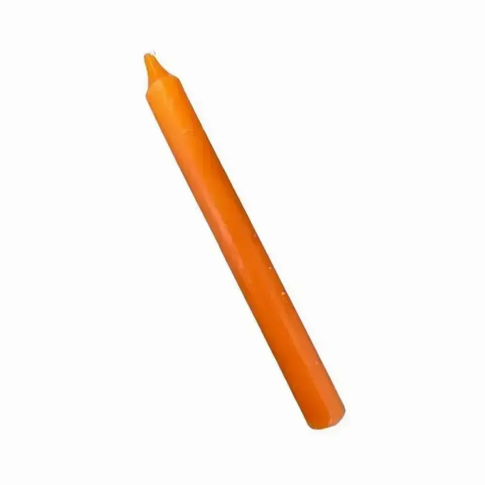 Senteurs - Bougies Goloka Teintées Masse Orange 13cm  20pcs - ARABESK