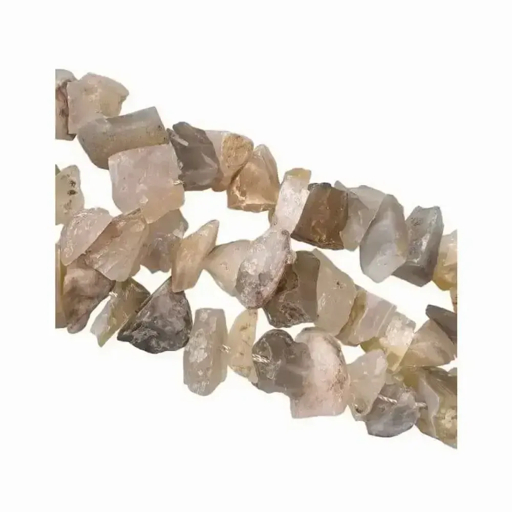 Bijoux - Agate Botswana A Pierres Brutes 13-20mm sur fil 40cm - ARABESK