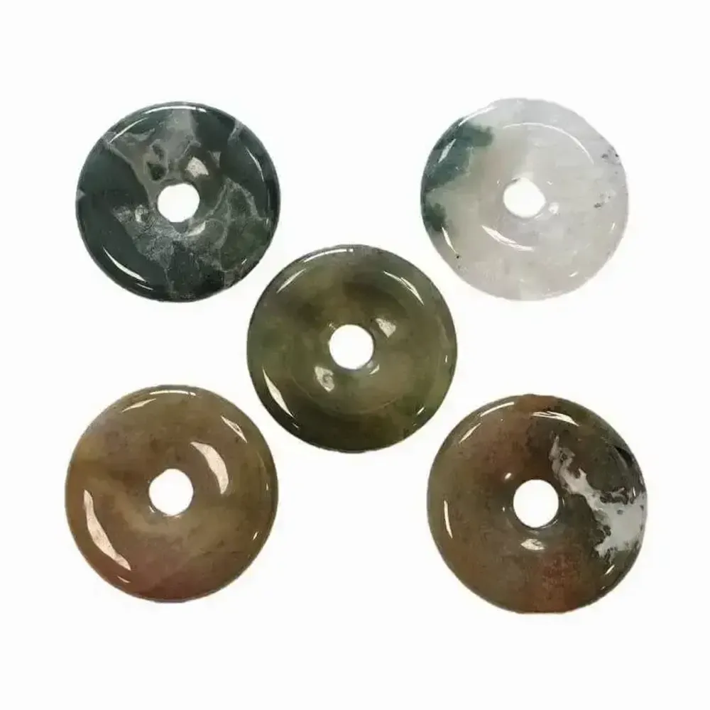 Bijoux - Donut Agate Indienne A 3cm x5 - ARABESK