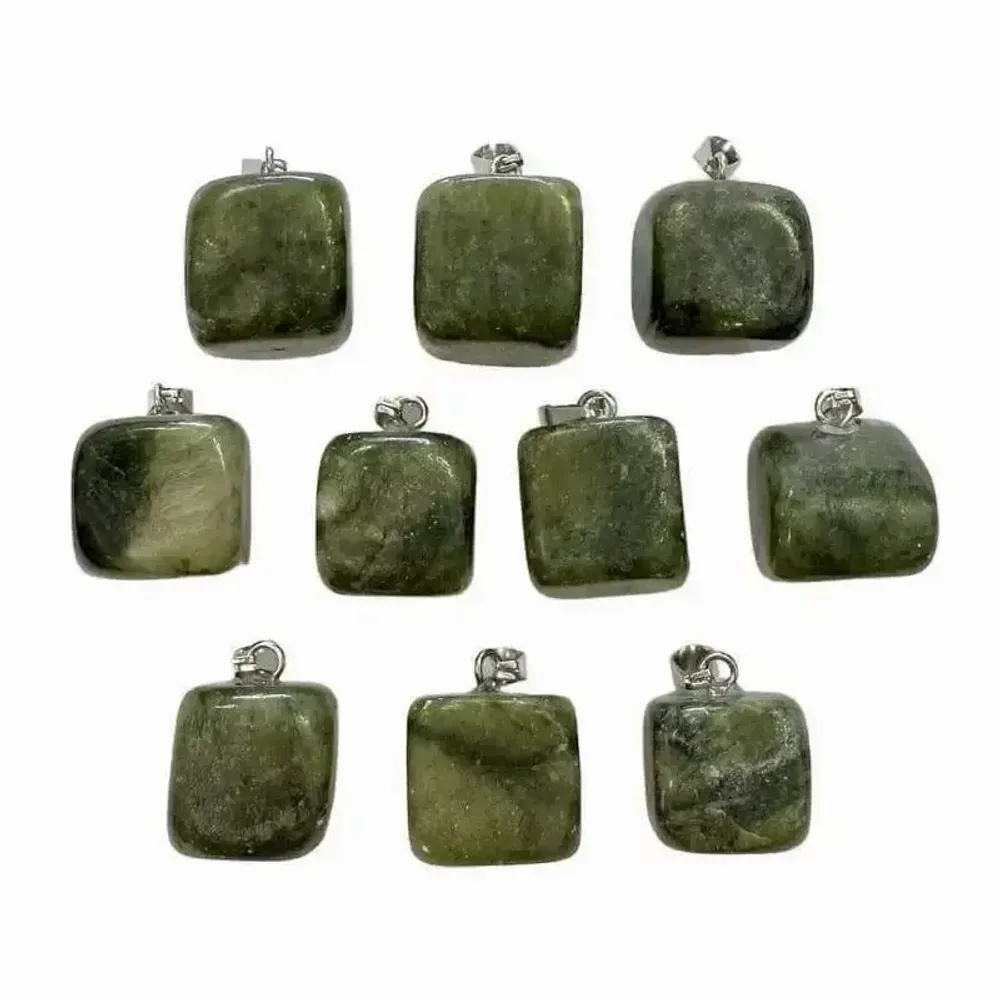Jewelry - Nephrite Jade Rolled Stone Pendant x10 - ARABESK