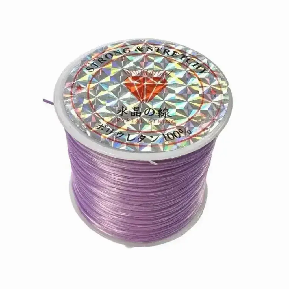 Jewelry - Light Purple Flat Elastic Cord 50m - ARABESK
