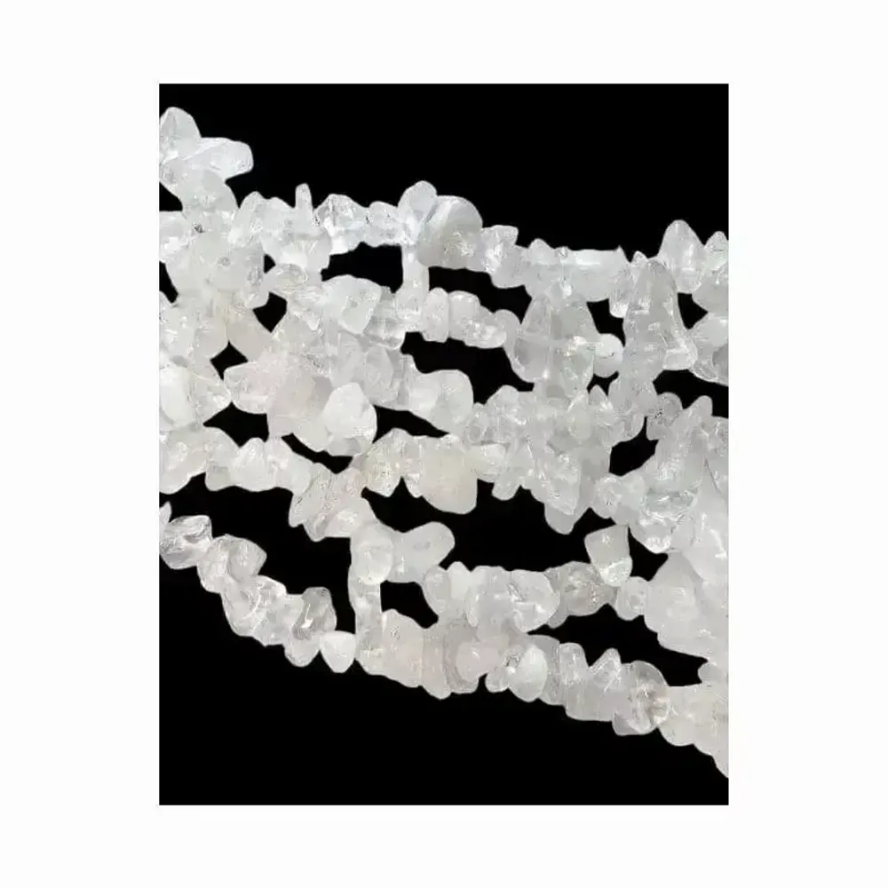 Bijoux - Cristal de Roche chips 5-8mm sur fil 80cm - ARABESK