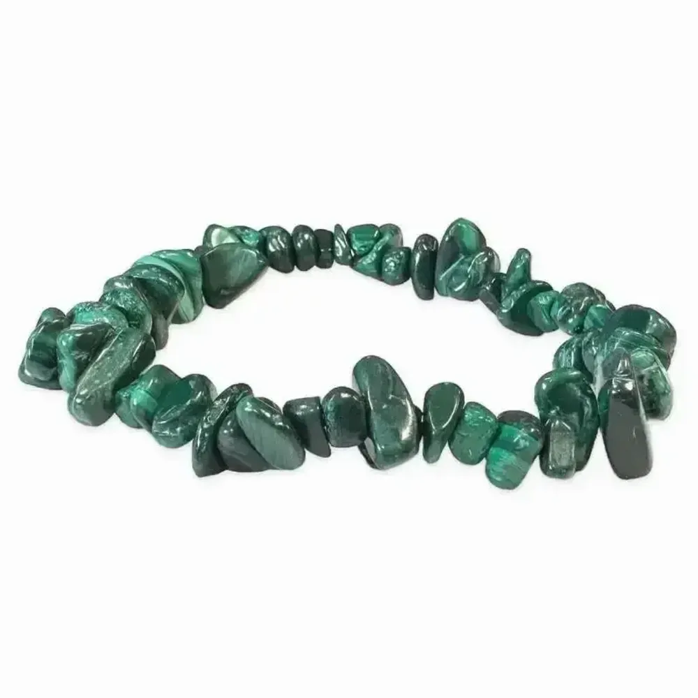 Bracelets - Bracelet Malachite A 5-8mm chips 18cm - ARABESK
