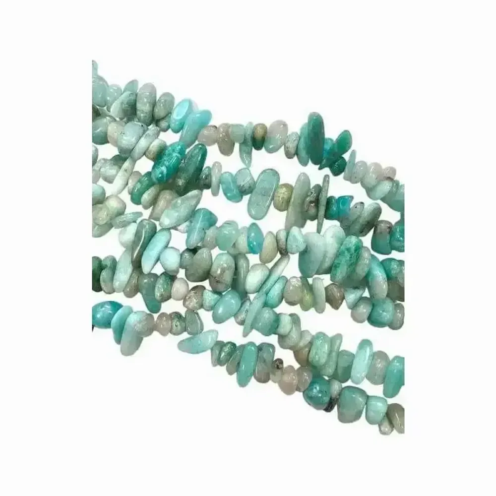 Bijoux - Amazonite Russie A chips 5-8mm sur fil 80cm - ARABESK