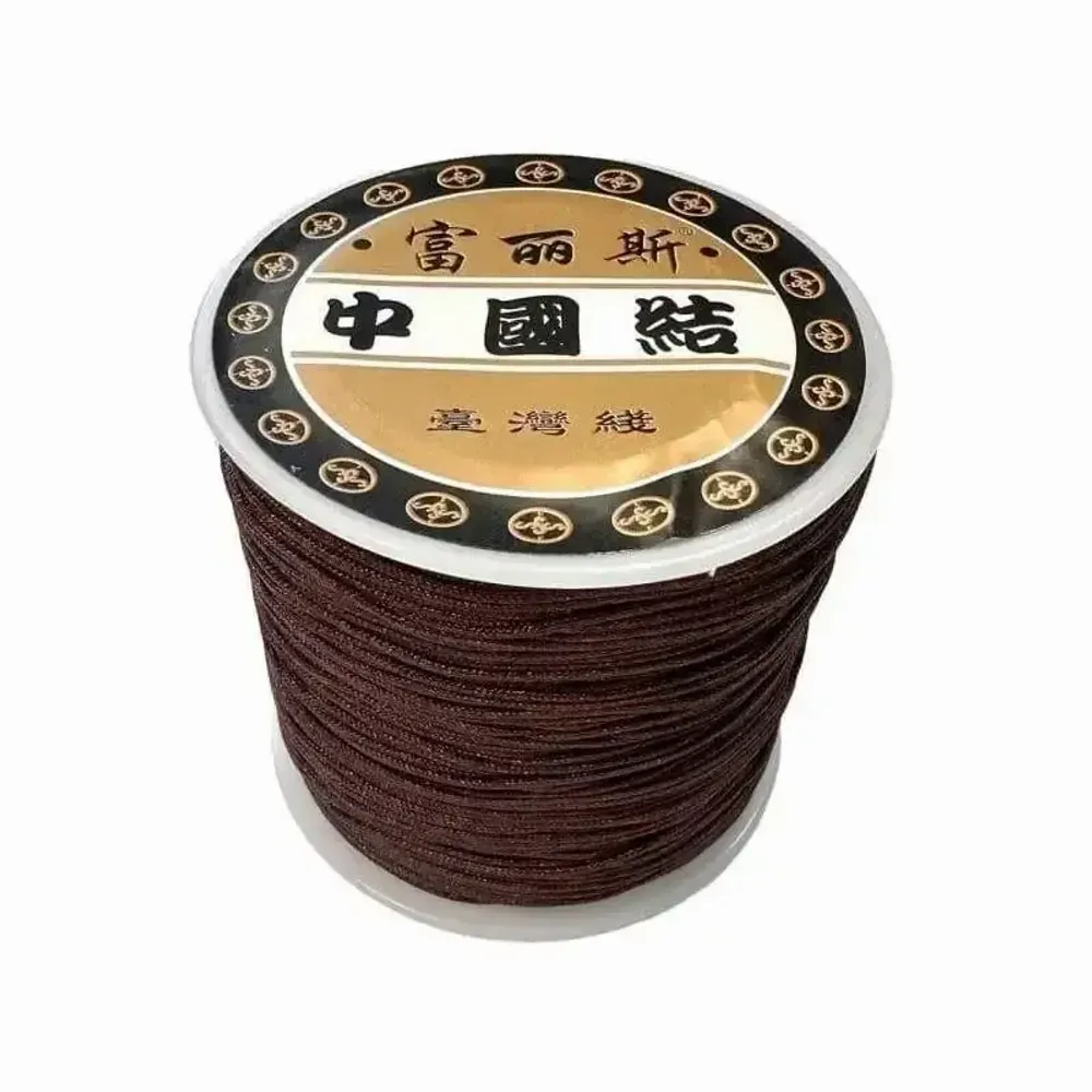 Jewelry - Brown Polyester Cord Thread 0.8mm 100 meters - ARABESK