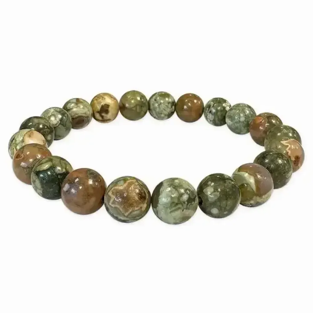 Bracelets - Bracelet Rhyolite A perles 8mm - ARABESK