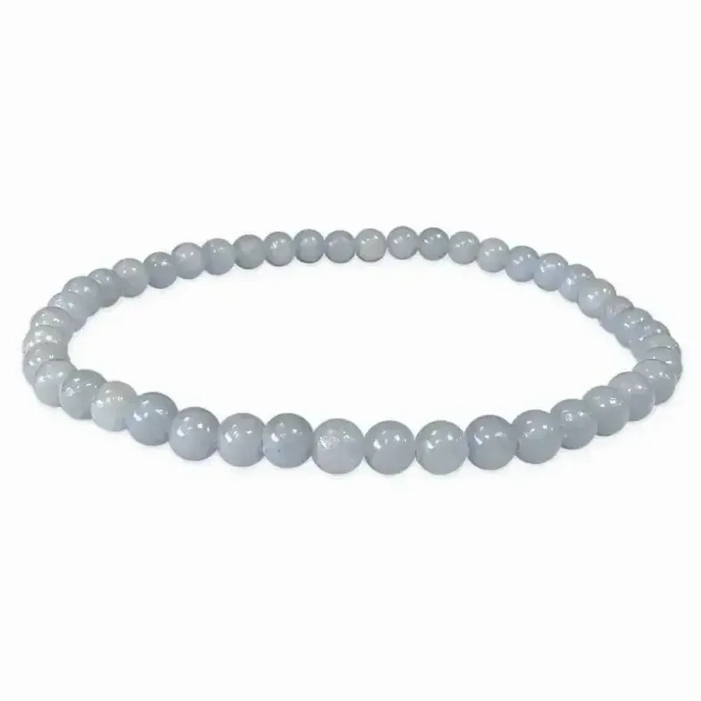 Bracelets - Bracelet Angelite A perles 4mm - ARABESK