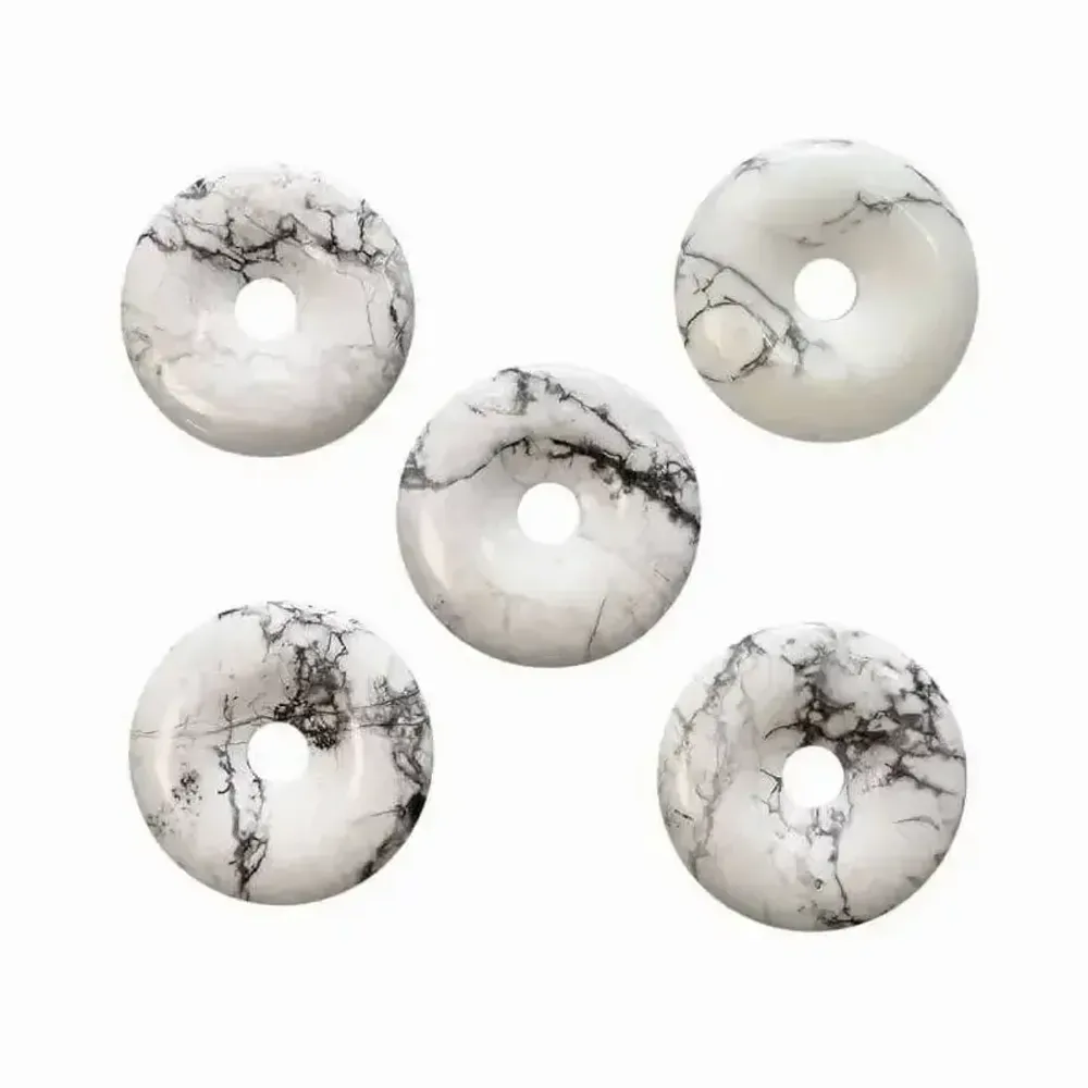 Bijoux - Donut Howlite A 3cm x5 - ARABESK