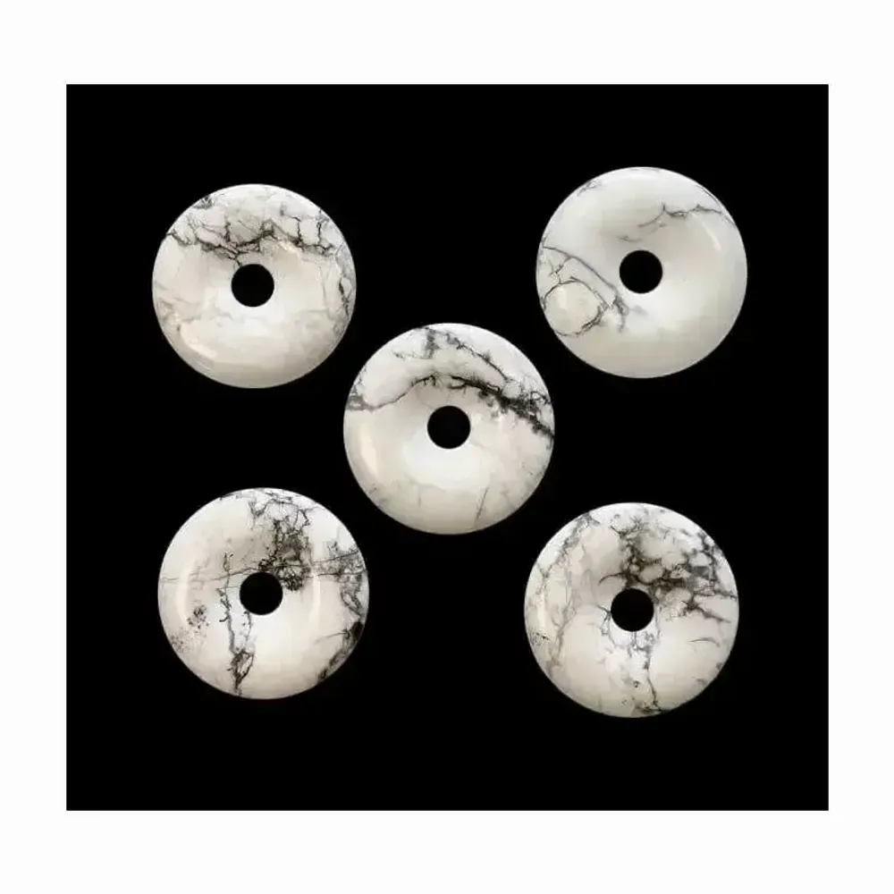 Bijoux - Donut Howlite A 3cm x5 - ARABESK