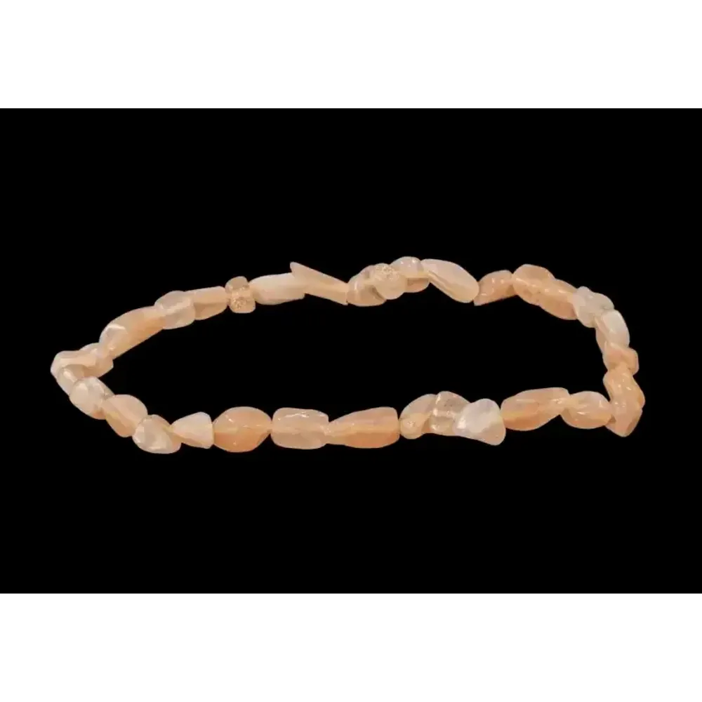 Bracelets - Bracelet Pierre De Lune Rose A pierres roulées - ARABESK