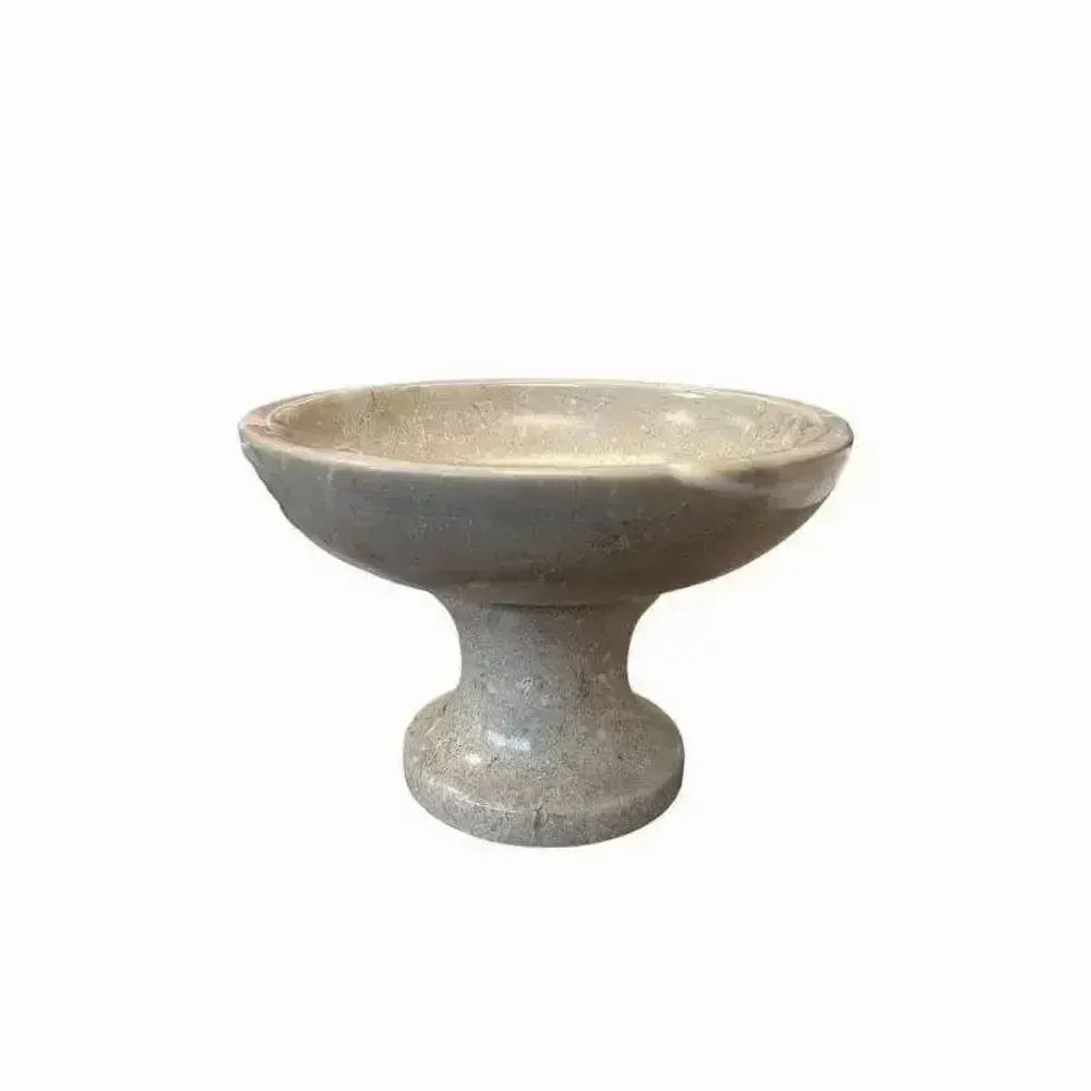 Senteurs - Porte charbon en pierre naturelle Onyx (beige) - ARABESK