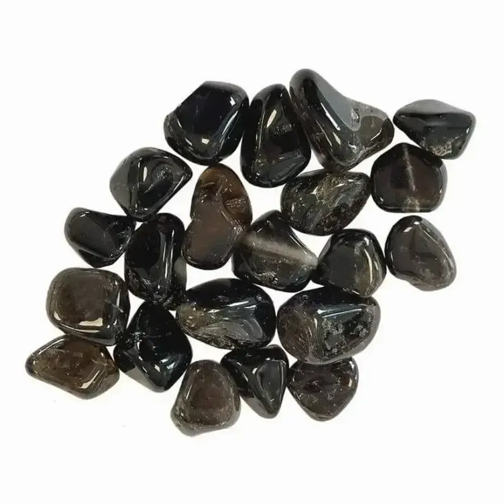 Bijoux - Cristal de Roche Fumé AA pierres roulées du Brésil 250g - ARABESK