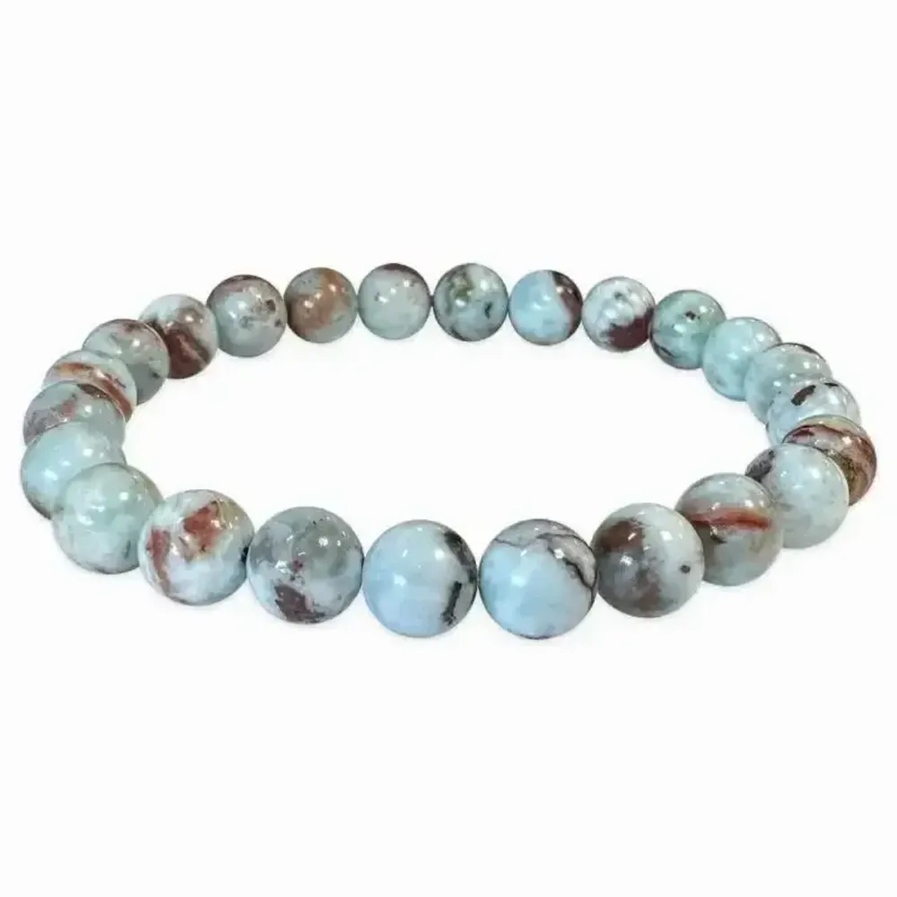 Bracelets - Larimar 7-8mm pearls bracelet - ARABESK