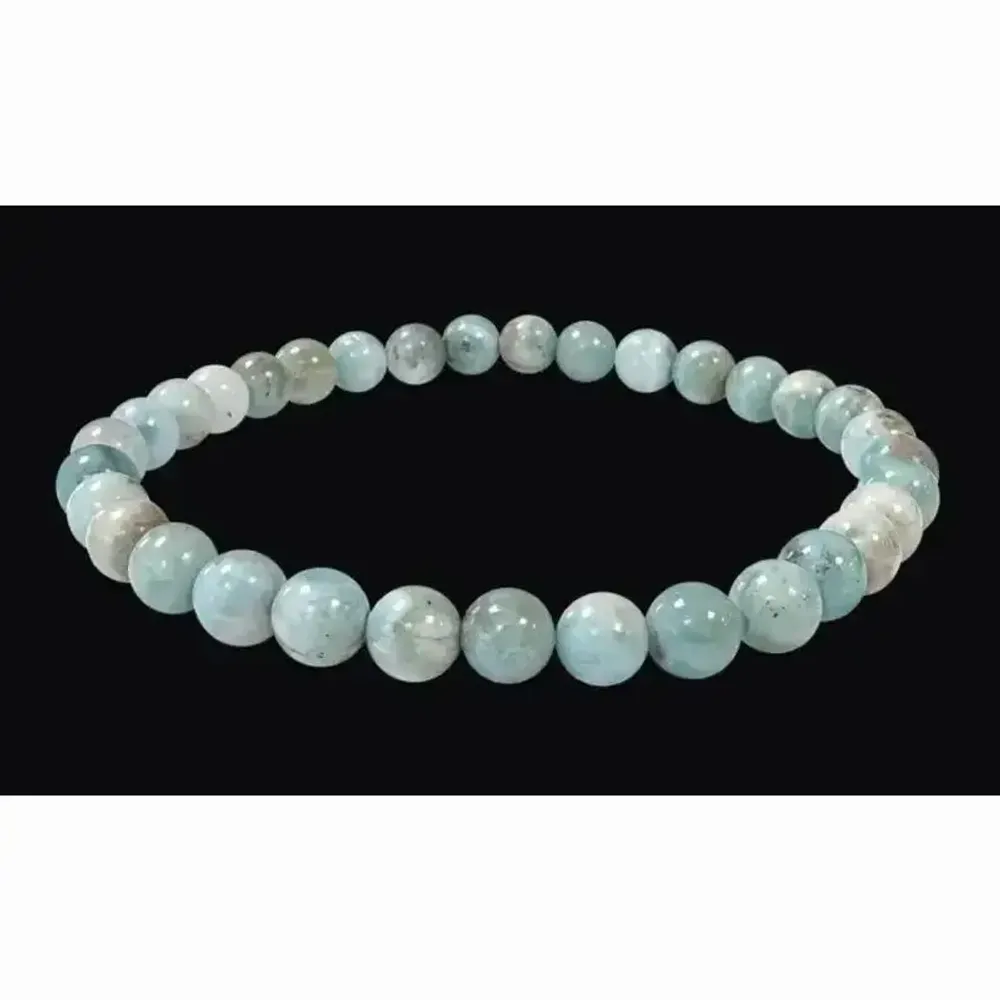 Bracelets - Bracelet Larimar perles 5-6mm - ARABESK