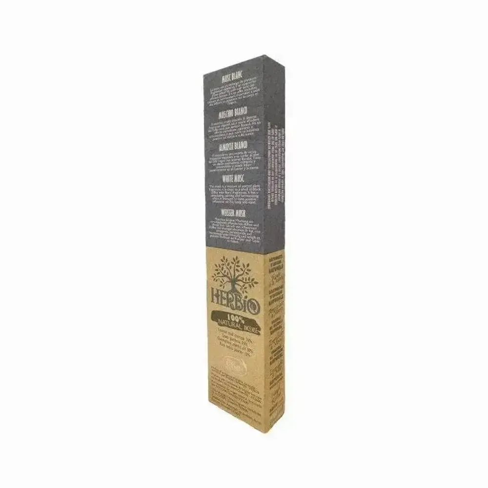 Scents - Smudge Incense Ecocert Herbio White Musk 20g - ARABESK