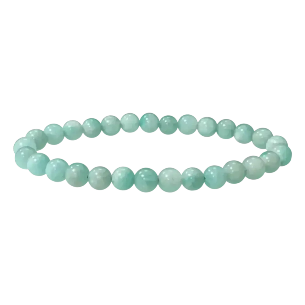 Bracelets - Peruvian Amazonite bracelet AA beads 6-7mm - ARABESK