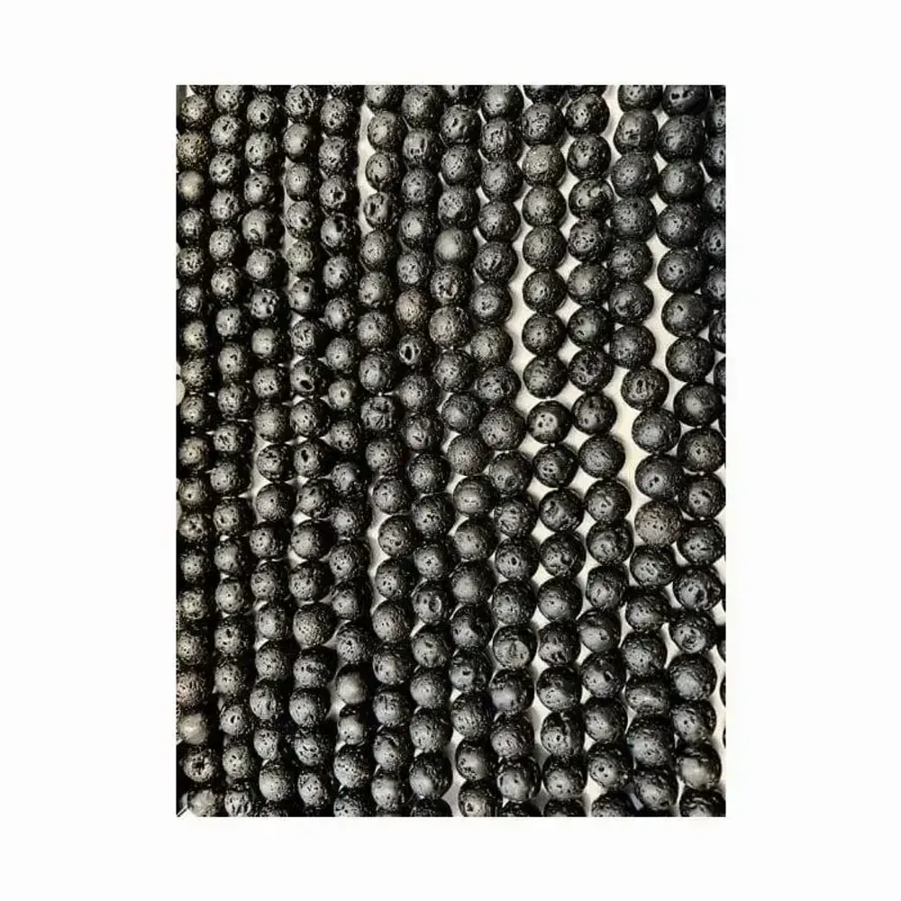 Jewelry - Lava stone A 4mm pearls on string - ARABESK