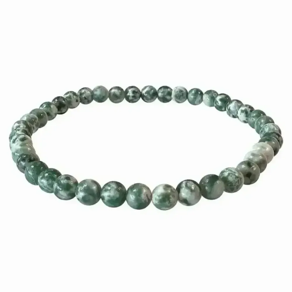 Bracelets - Bracelet jade verte perles 4mm - ARABESK
