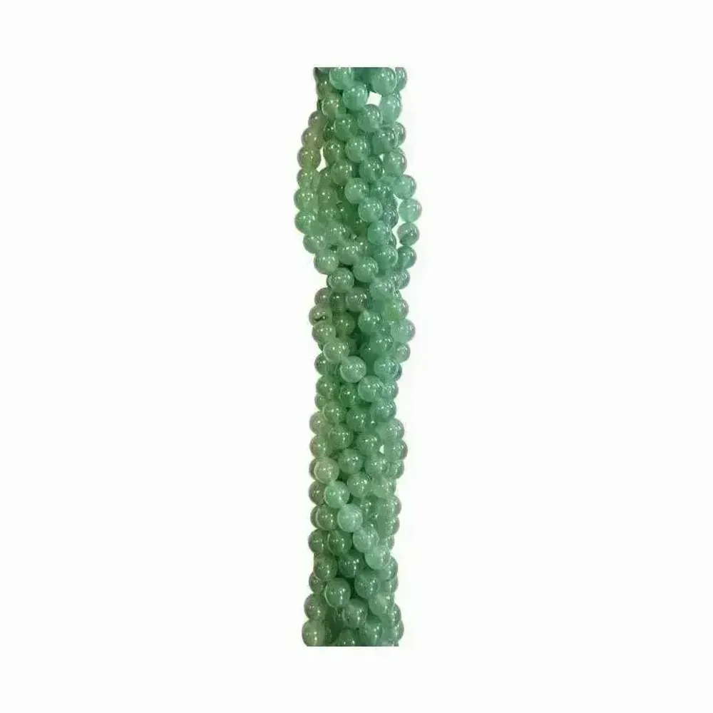 Bijoux - Aventurine verte perles 4mm sur fil 40cm - ARABESK