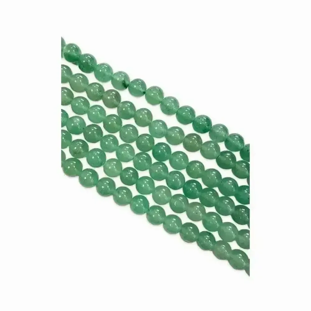 Bijoux - Aventurine verte perles 4mm sur fil 40cm - ARABESK