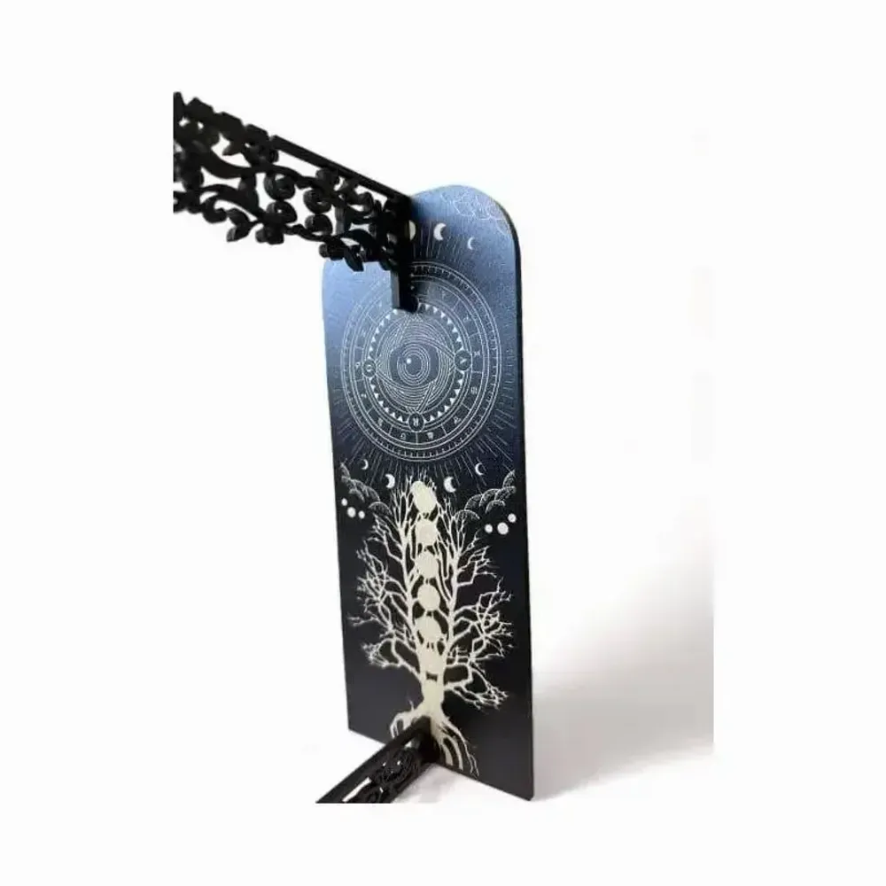 Bijoux - Planche de divination fleur de vie en bois 28cm - ARABESK