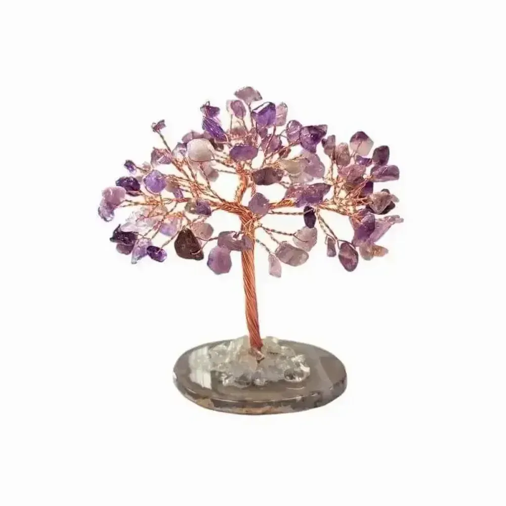 Jewelry - Tree of Life Amethyst on Agate 12-13cm - ARABESK