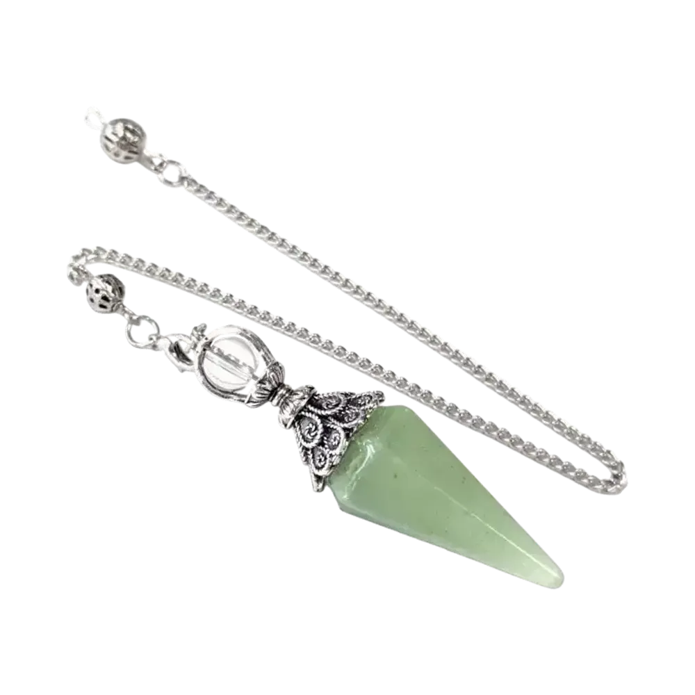 Jewelry - Green Aventurine Pendulum 6 faces & Metal - ARABESK